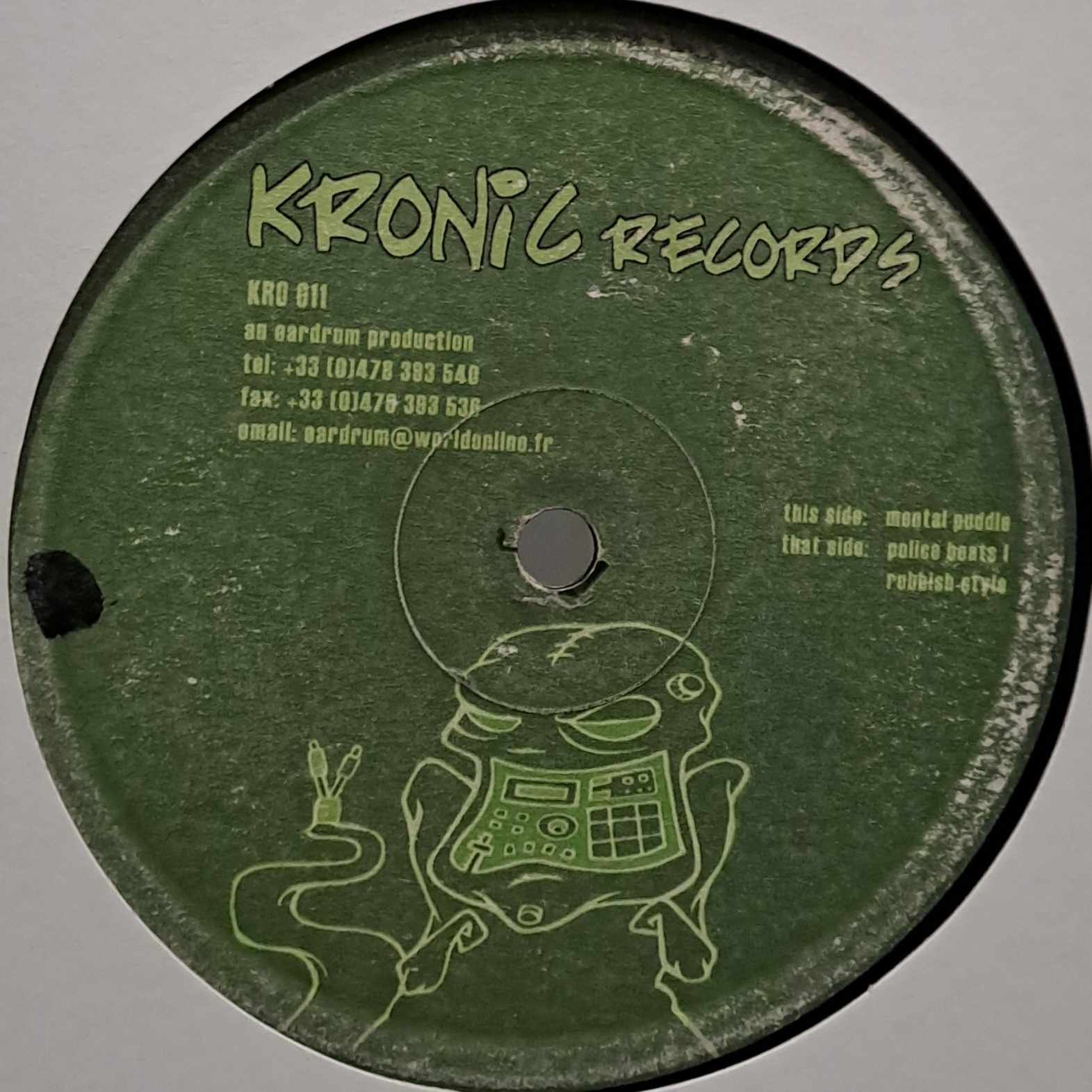 Kronic 11 - vinyle freetekno